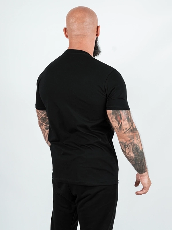 T-shirt Środowisko Miejskie Classic Cut czarno złoty