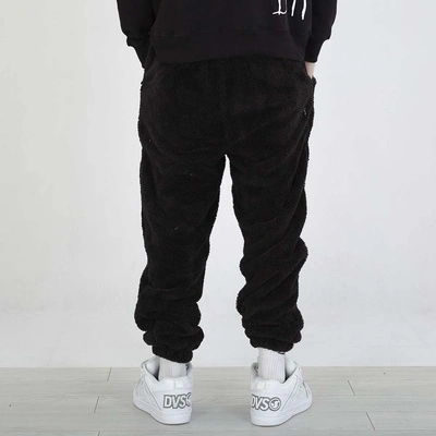 Spodnie Dresowe Jigga Wear Teddy Simple Crown czarne