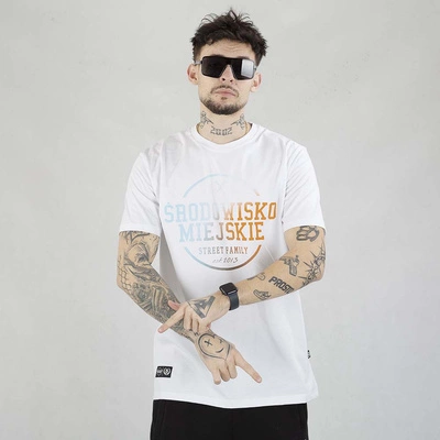 Koszulka Środowisko Miejskie Theme 2.0 biało niebieska