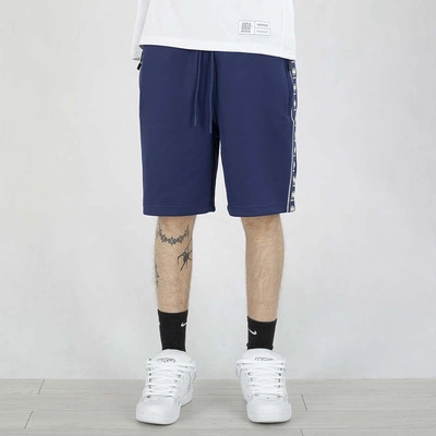 Krótkie spodenki Pit Bull Powers Poly-Elastyne niebieskie