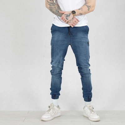 Spodnie Grube Lolo Dymek 005 medium wycierane 