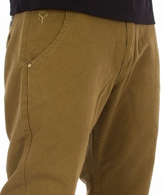 Backyard Cartel-Band Jogger Chino Spodnie Oliwkowe