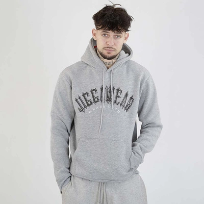 Bluza Jigga Wear Hoodie Trap Logo szara