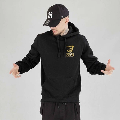 Bluza Grube Lolo hoodie Dymek Haft czarno złota