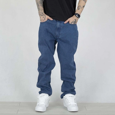 Spodnie Mass Regular Fit Box niebieskie