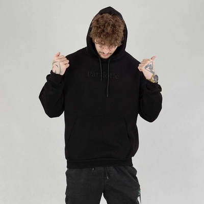 Bluza Patriotic Hoodie Baggy P-3D czarna