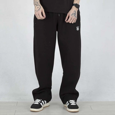 Spodnie Dresowe Jigga Wear Haft Logo Drawcord czarne