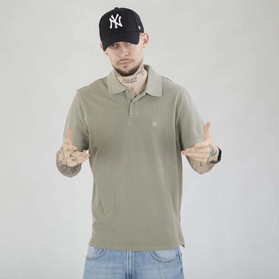 Koszulka Polo Pit Bull Pique Small Logo szara oliwka