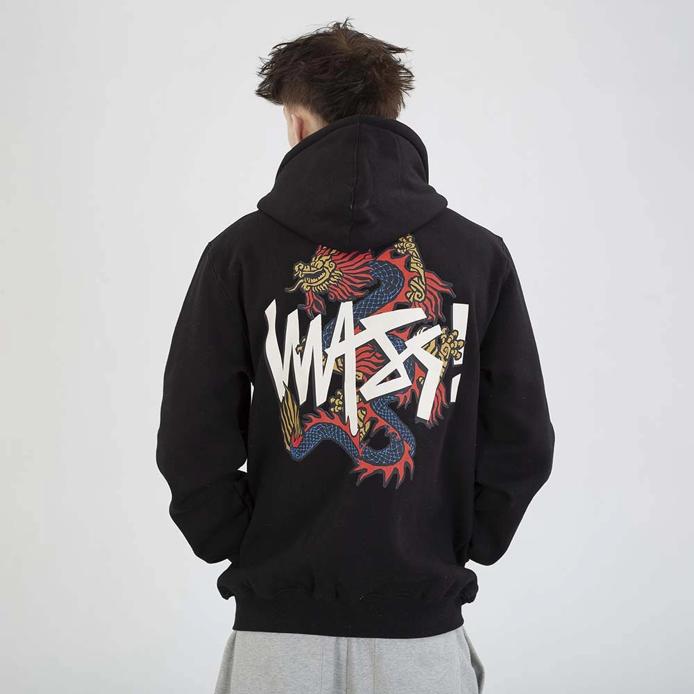 Bluza Hoodie Mass ZIP Dragon czarna