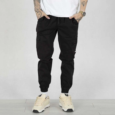 Spodnie Jogger Chino Chada Proceder Kastet Mini Black Bojówki czarne