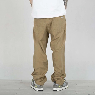 Spodnie Mass Pants Baggy Fit Slang kremowe