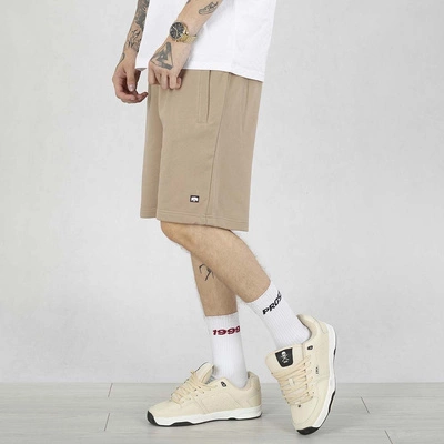 Krótkie spodenki Chada Kastet Mini Logo beżowe