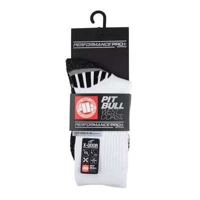 Skiety Pit Bull X-ODOR HighAnkle 1 Pair white/black