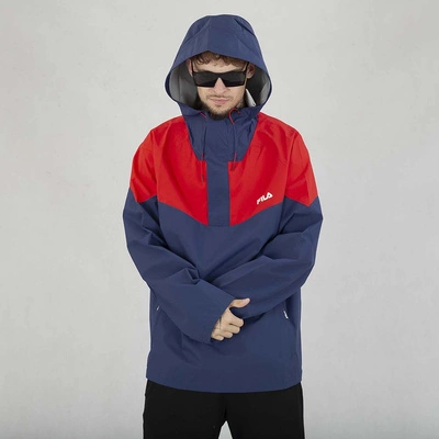 Kurtka Fila Trencin FAM0196 niebiesko czerwona