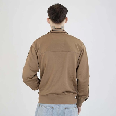 Bluza Pit Bull Crewneck Zip Tape Logo beżowa