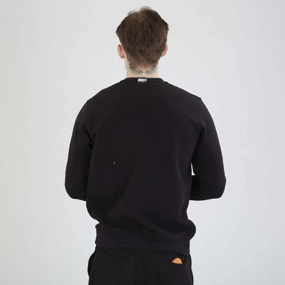 Bluza Stoprocent Crewneck Haftbark Guma czarna