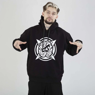 Bluza Brain Dead Familia Hoodie Eye czarna