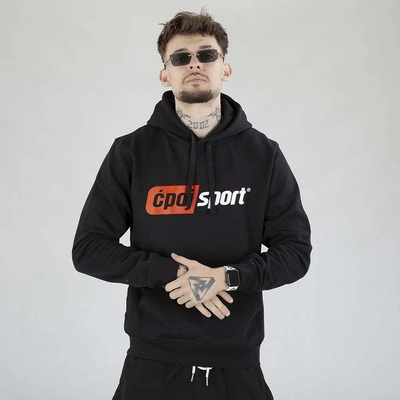 Bluza Stoprocent Hoodie ZIP Ćpaj Logo czarna