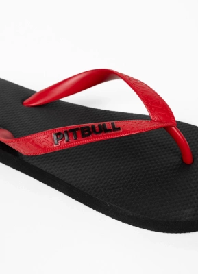 Klapki Japonki Pit Bull Co czarne czerwone