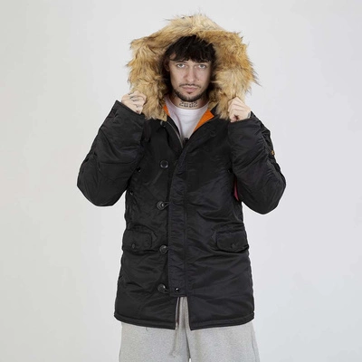 Kurtka Zimowa Alpha Industries N3B VF 59 103141 czarna