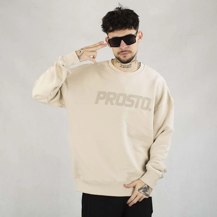 Bluza Prosto Crewneck Zeds beżowa