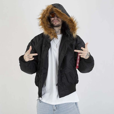 Kurtka Zimowa Alpha Industries N-2B Heritage czarna