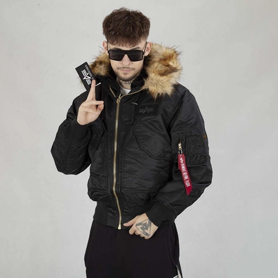 Kurtka Alpha Industries 45P Hooded 144103 czarna