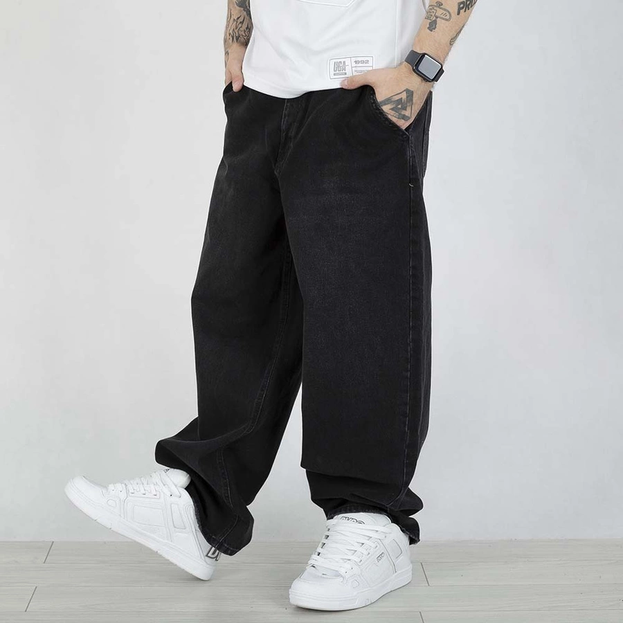 Spodnie Baggy I8 Denim BAG75 czarne