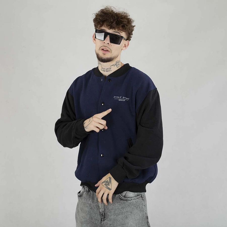 Bluza Crewneck SSG Baseball Smoke Line granatowa