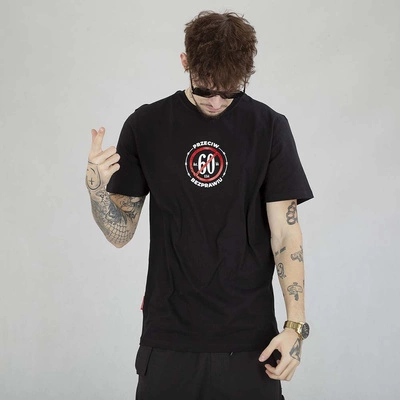 Koszulka Ciemna Strefa Stop 60 Statystyka czarna