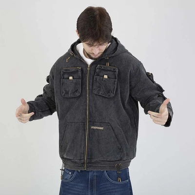 Kurtka Stoprocent Przejściowa 100% szara