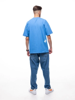 Koszulka Nice View Brand Small Front niebiesko biała