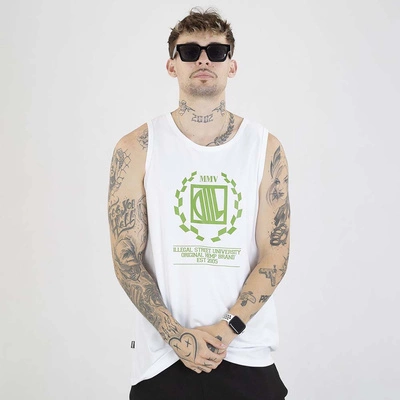 Tank Top Diil Laur biały zielony