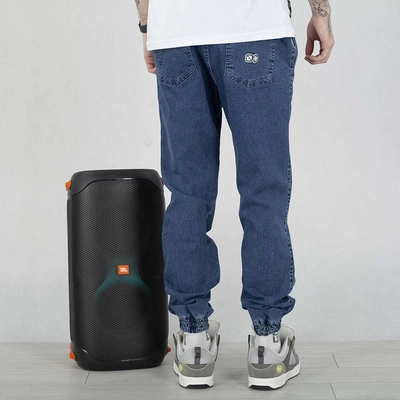 Spodnie Jogger Lucky Dice Dice średni niebieski