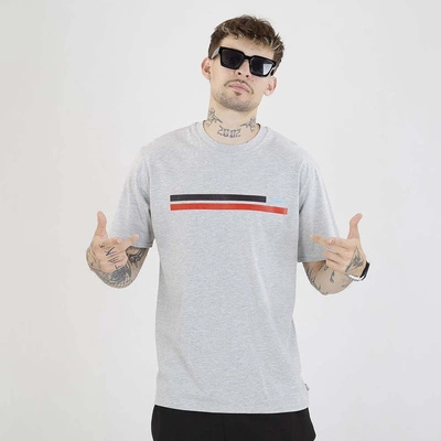 Koszulka Diil Laur szara czerwona