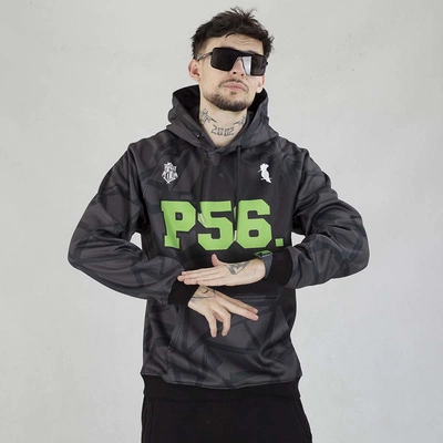 Bluza Hoodie Dudek P56 Geometric FT czarna