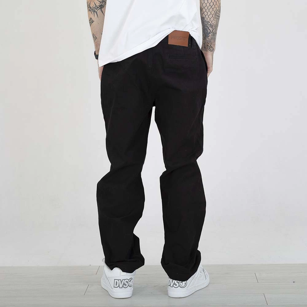 Spodnie Regular Prosto Petrol czarne