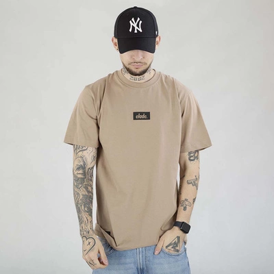 Koszulka Elade Box Logo 3D beżowa