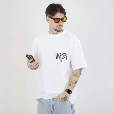 Koszulka Mass Pocket Sign biała