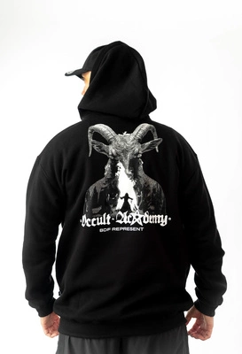 Bluza Brain Dead Familia Hoodie Occult Academy czarna