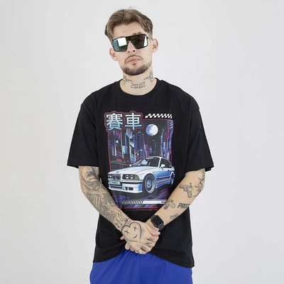 Koszulka Jigga Wear Oversize Beemer czarna