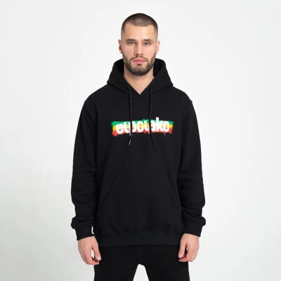 Bluza Z Kapturem El Polako Rasta Czarna