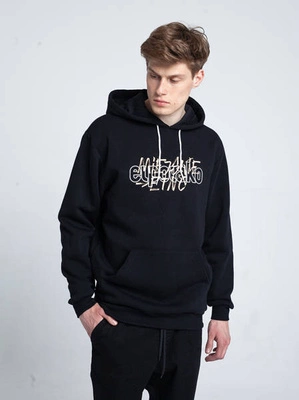 El Polako ME ELPO Bluza z Kapturem Czarny