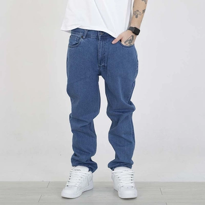 Spodnie Mass Regular Fit Box niebieskie