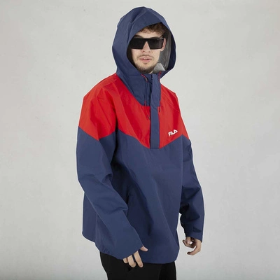 Kurtka Fila Trencin FAM0196 niebiesko czerwona