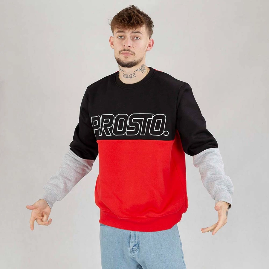 Bluza Prosto Crewneck Outlo czerwona