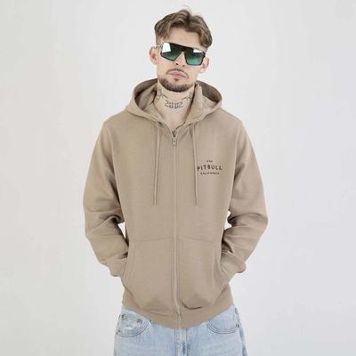 Bluza Pit Bull Hoodie Zip Sampson beżowa