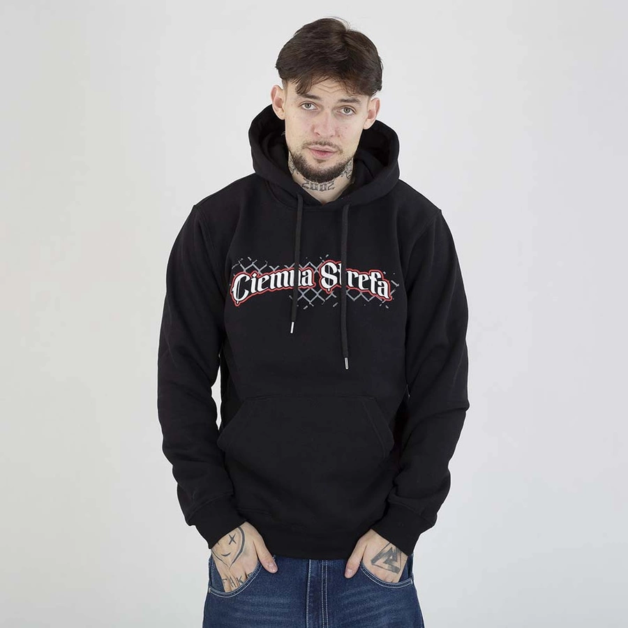 Bluza Hoodie Ciemna Strefa Szacunek czarna