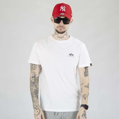 Koszulka Alpha Industries Basic Small Logo 188505 biała