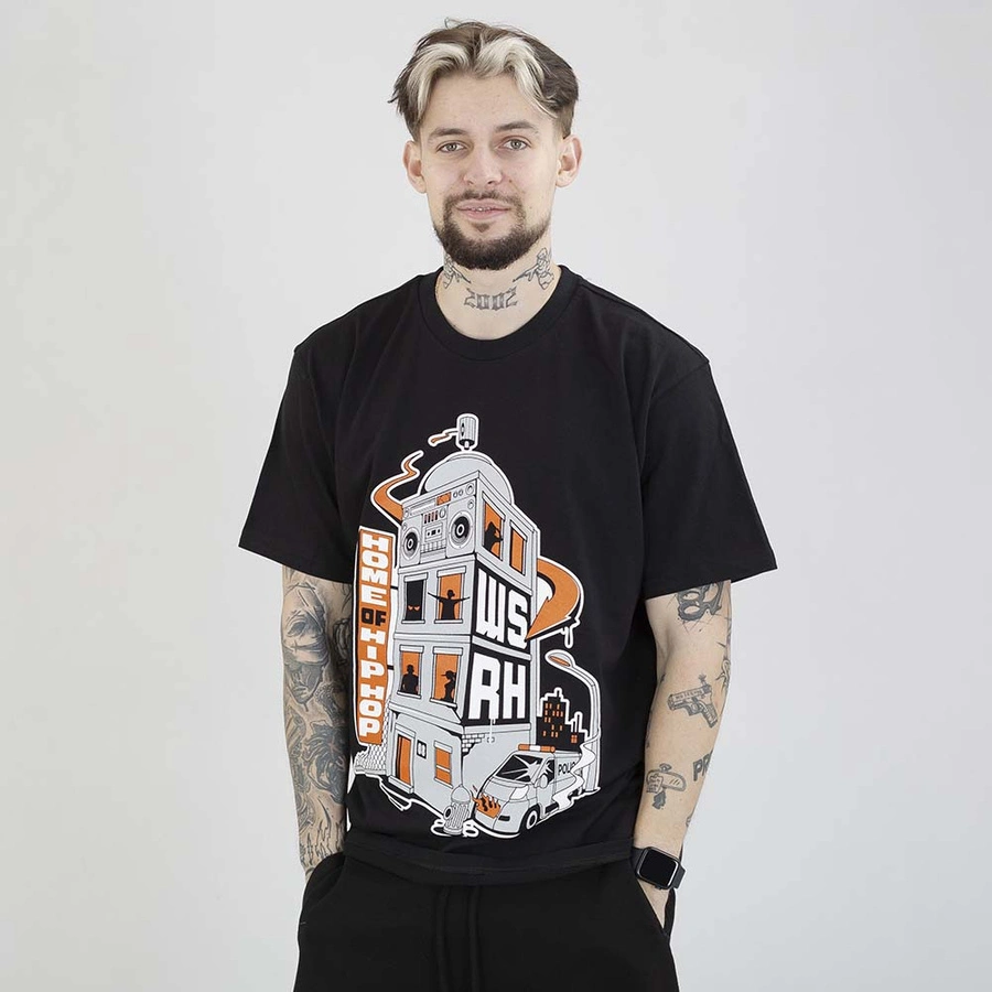 Koszulka WSRH Home Of Hip Hop czarna